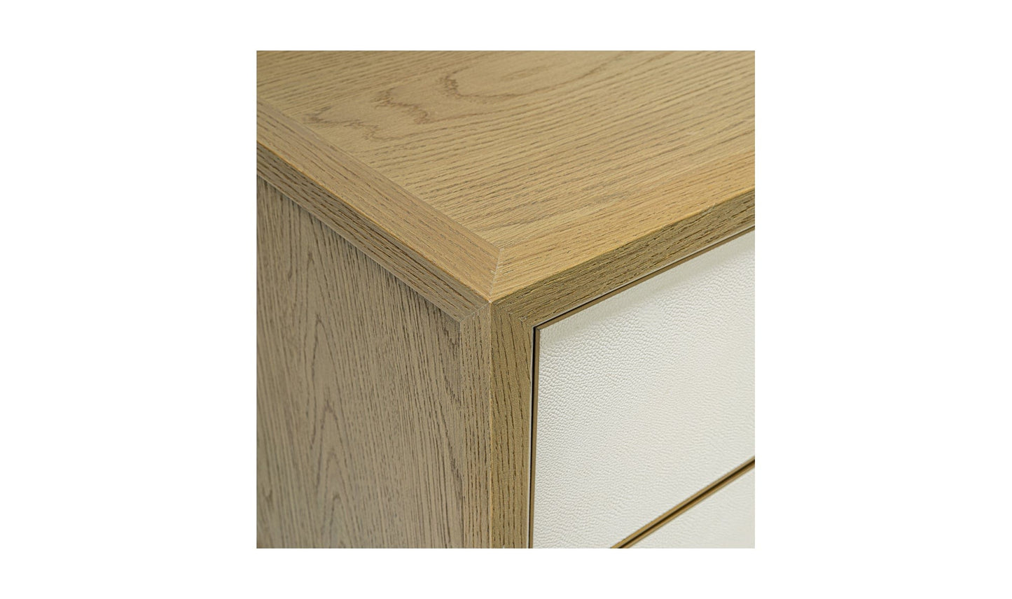 Moe's Home Collection Nightstands Marcelle Nightstand White Marcelle Nightstand White