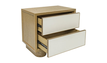 Moe's Home Collection Nightstands Marcelle Nightstand White Marcelle Nightstand White