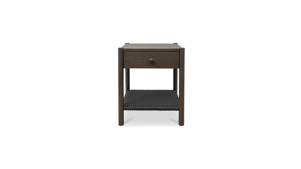 Moe's Home Collection Nightstands Millie Nightstand Dark Brown Millie Nightstand Dark Brown