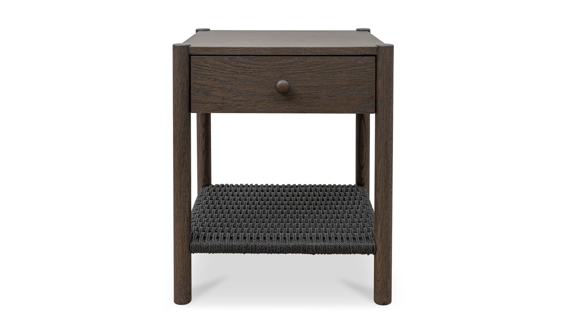 Moe's Home Collection Nightstands Millie Nightstand Dark Brown Millie Nightstand Dark Brown