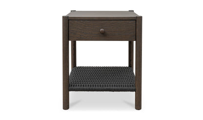 Moe's Home Collection Nightstands Millie Nightstand Dark Brown Millie Nightstand Dark Brown
