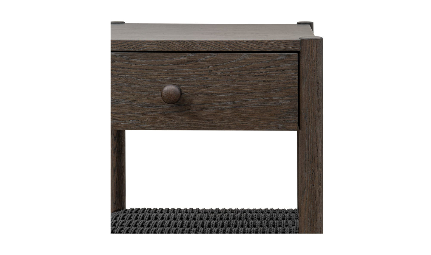 Moe's Home Collection Nightstands Millie Nightstand Dark Brown Millie Nightstand Dark Brown