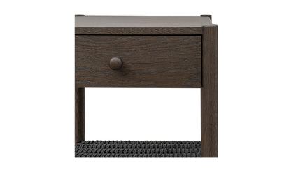 Moe's Home Collection Nightstands Millie Nightstand Dark Brown Millie Nightstand Dark Brown