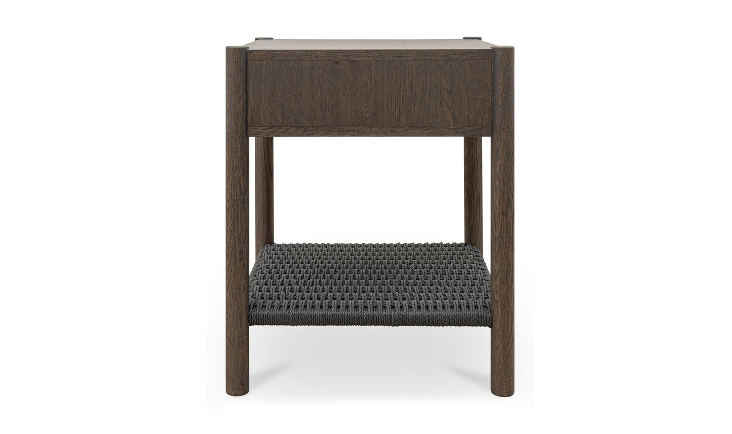 Moe's Home Collection Nightstands Millie Nightstand Dark Brown Millie Nightstand Dark Brown