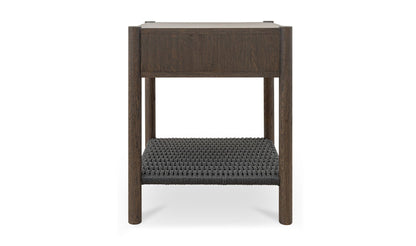 Moe's Home Collection Nightstands Millie Nightstand Dark Brown Millie Nightstand Dark Brown