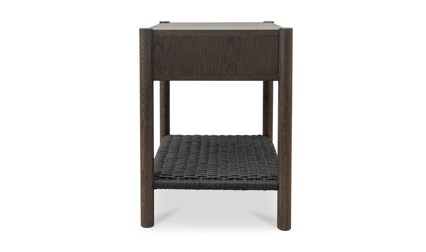 Moe's Home Collection Nightstands Millie Nightstand Dark Brown Millie Nightstand Dark Brown