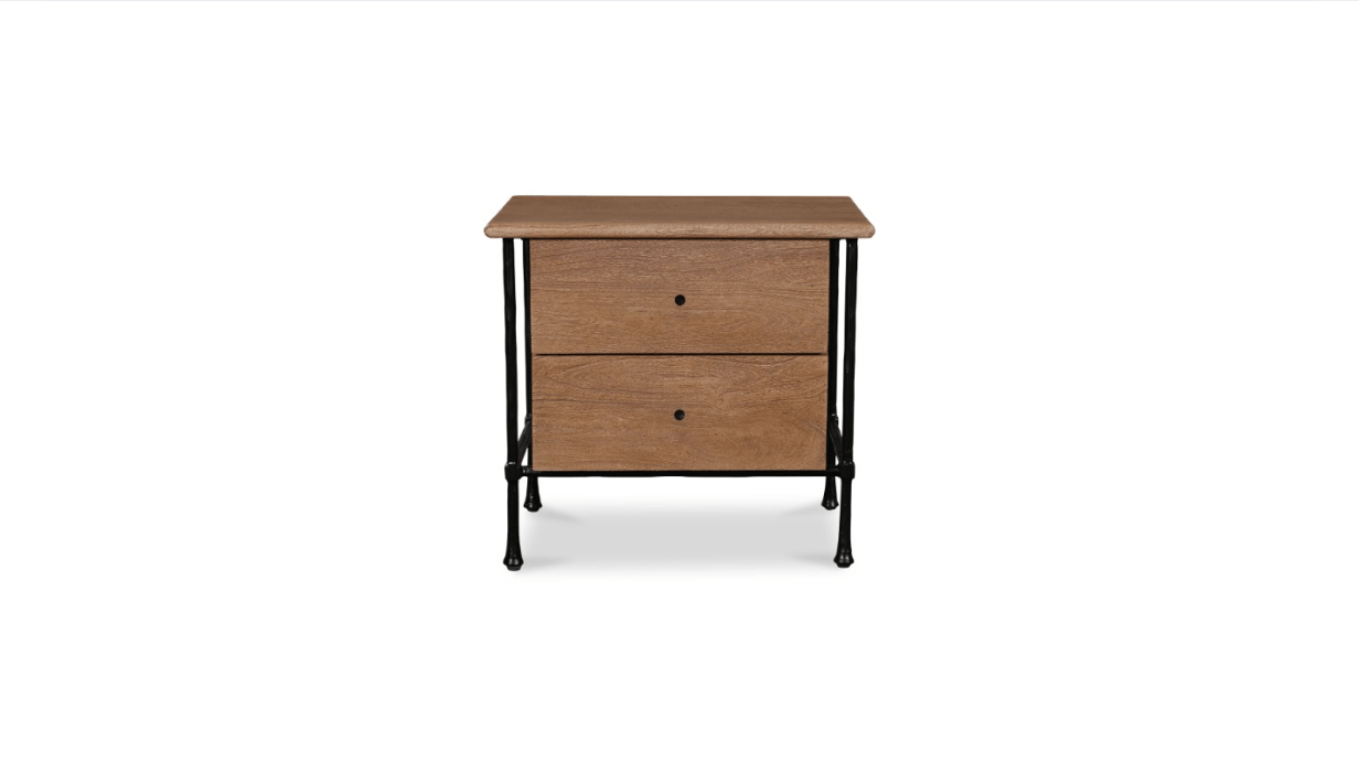 Moe's Home Collection Nightstands Rene Nightstand Brown Rene Nightstand Brown