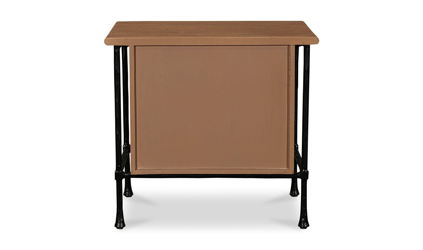 Moe's Home Collection Nightstands Rene Nightstand Brown Rene Nightstand Brown