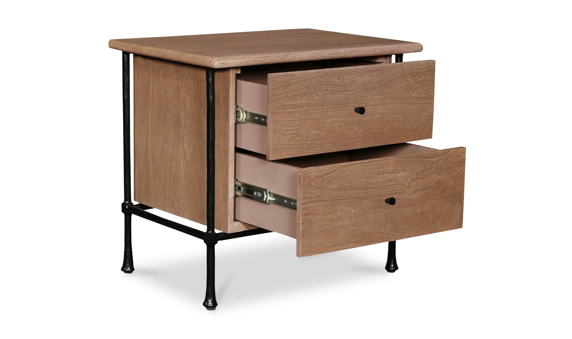 Moe's Home Collection Nightstands Rene Nightstand Brown Rene Nightstand Brown