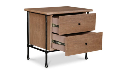 Moe's Home Collection Nightstands Rene Nightstand Brown Rene Nightstand Brown