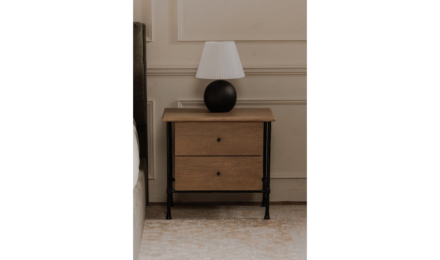 Moe's Home Collection Nightstands Rene Nightstand Brown Rene Nightstand Brown