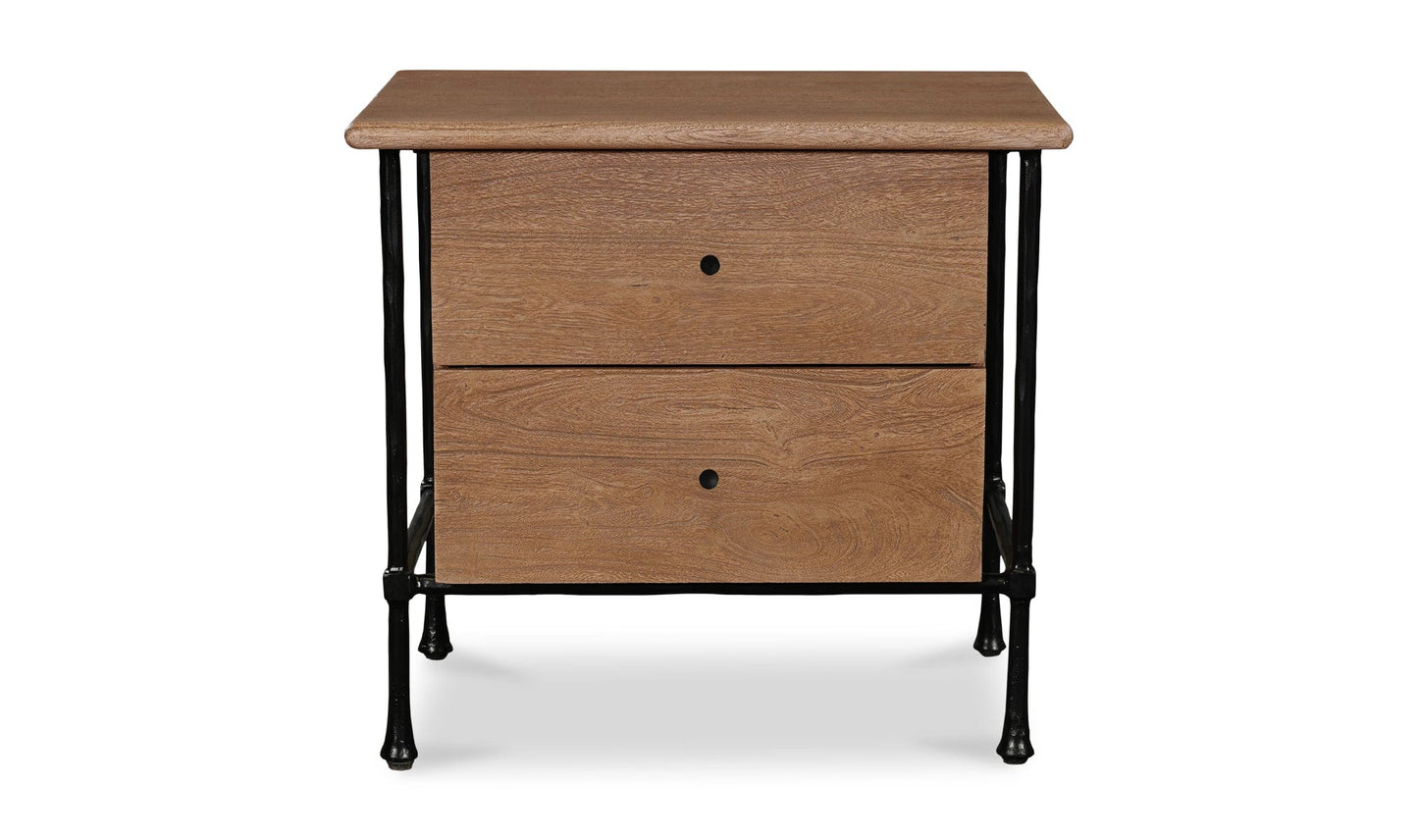 Moe's Home Collection Nightstands Rene Nightstand Brown Rene Nightstand Brown