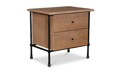 Moe's Home Collection Nightstands Rene Nightstand Brown Rene Nightstand Brown