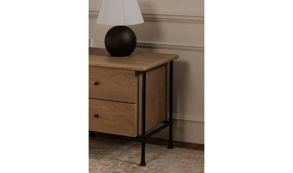 Moe's Home Collection Nightstands Rene Nightstand Brown Rene Nightstand Brown