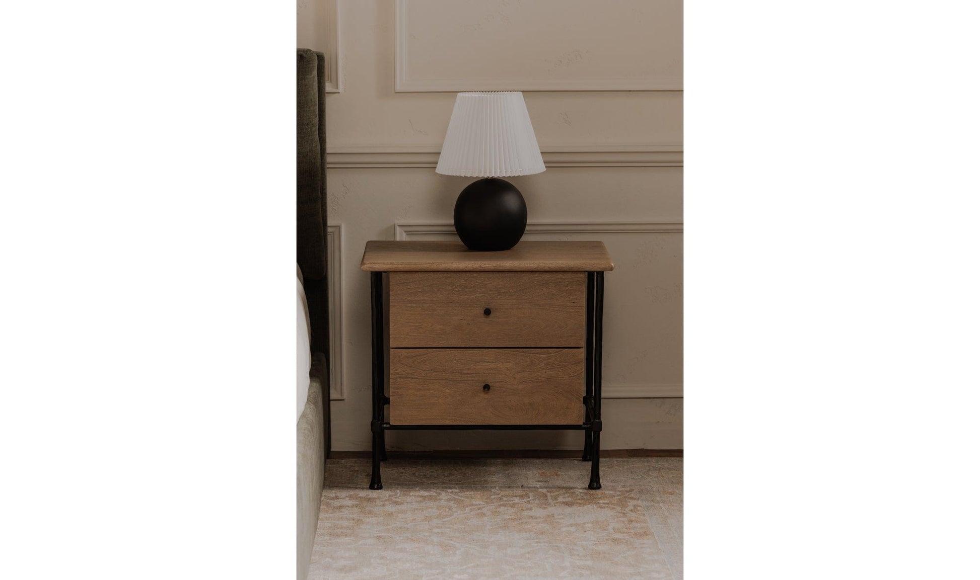 Moe's Home Collection Nightstands Rene Nightstand Brown Rene Nightstand Brown