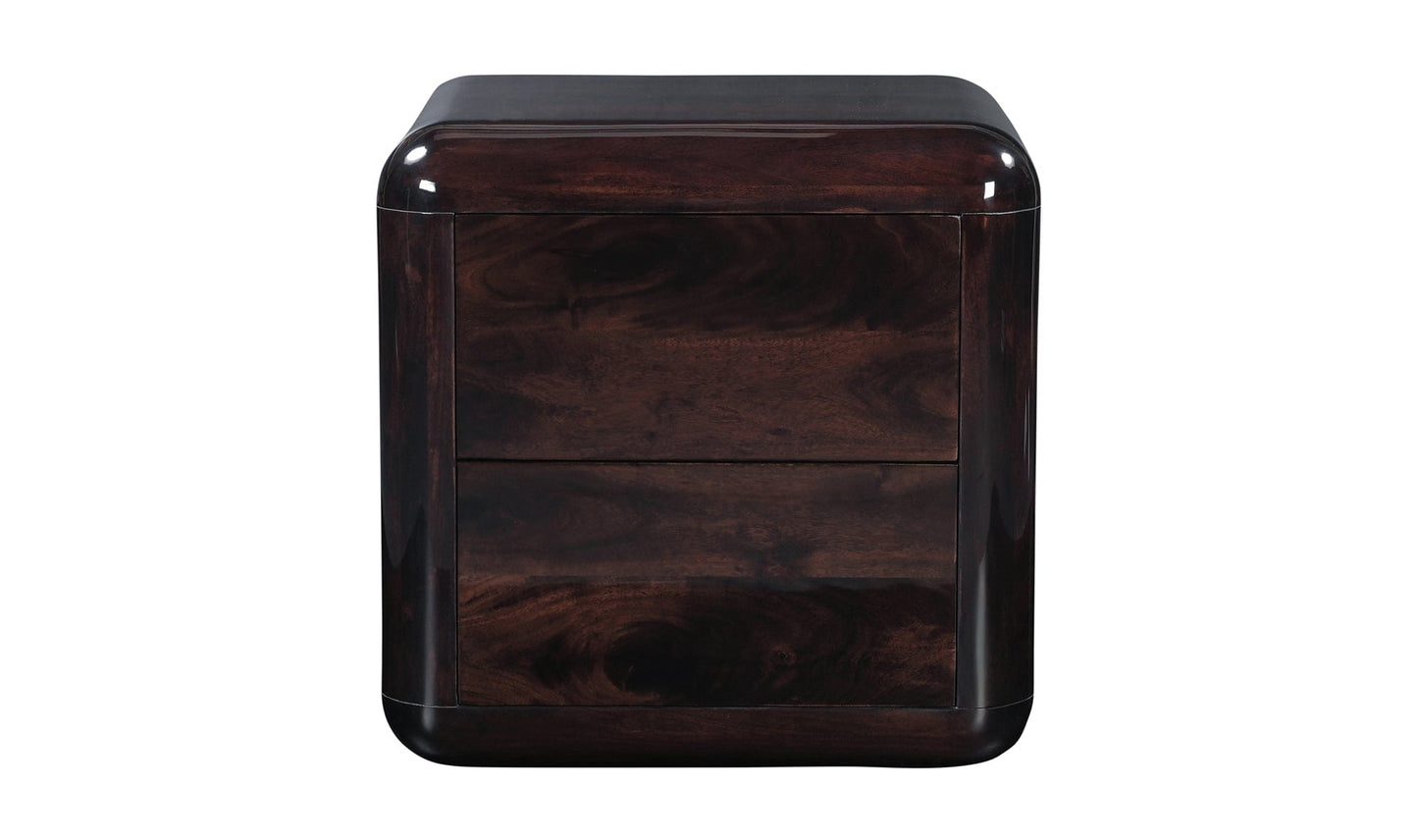 Moe's Home Collection Nightstands Rory Nightstand Dark Brown Rory Nightstand Dark Brown
