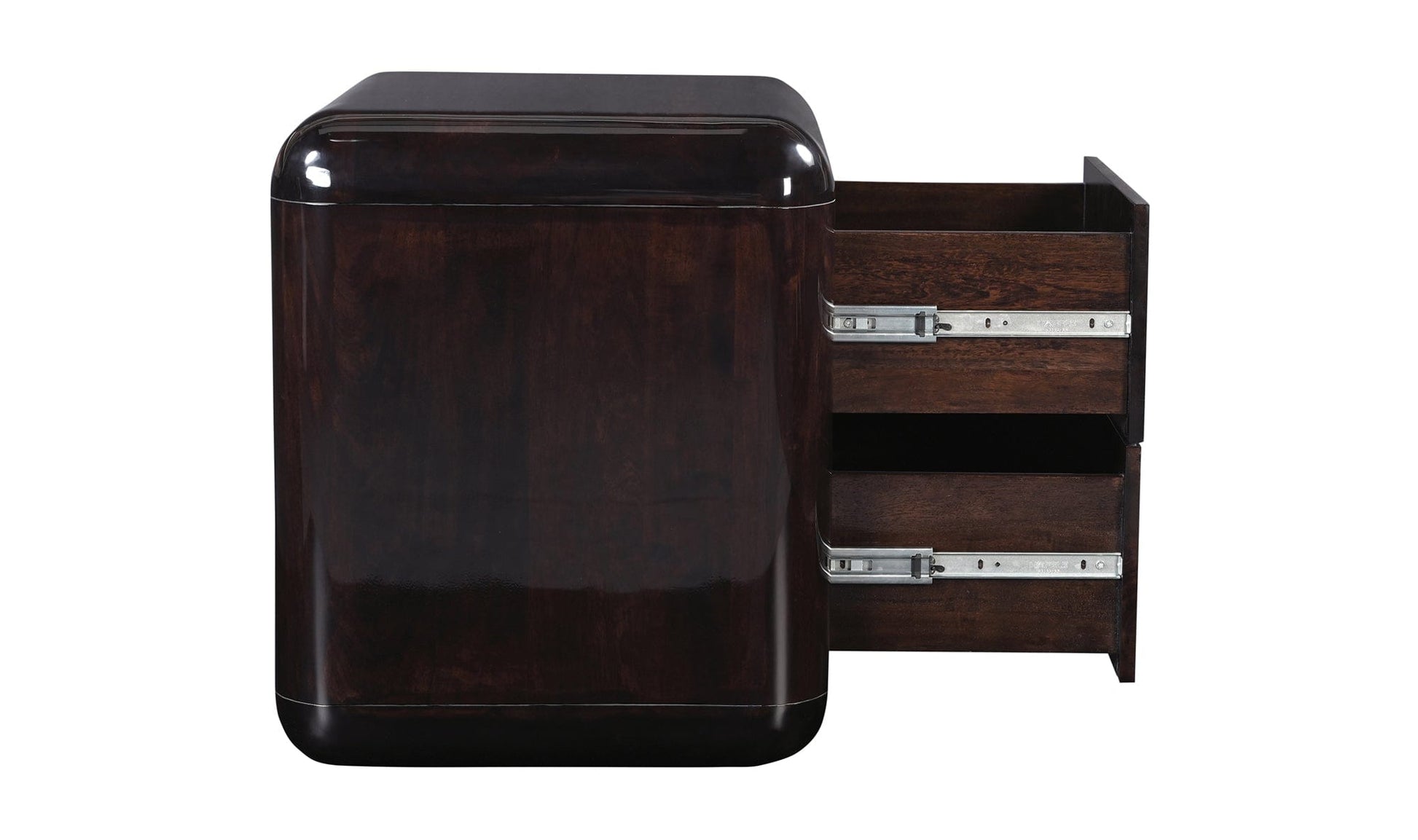 Moe's Home Collection Nightstands Rory Nightstand Dark Brown Rory Nightstand Dark Brown