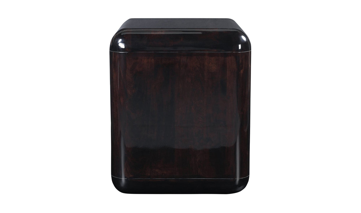 Moe's Home Collection Nightstands Rory Nightstand Dark Brown Rory Nightstand Dark Brown