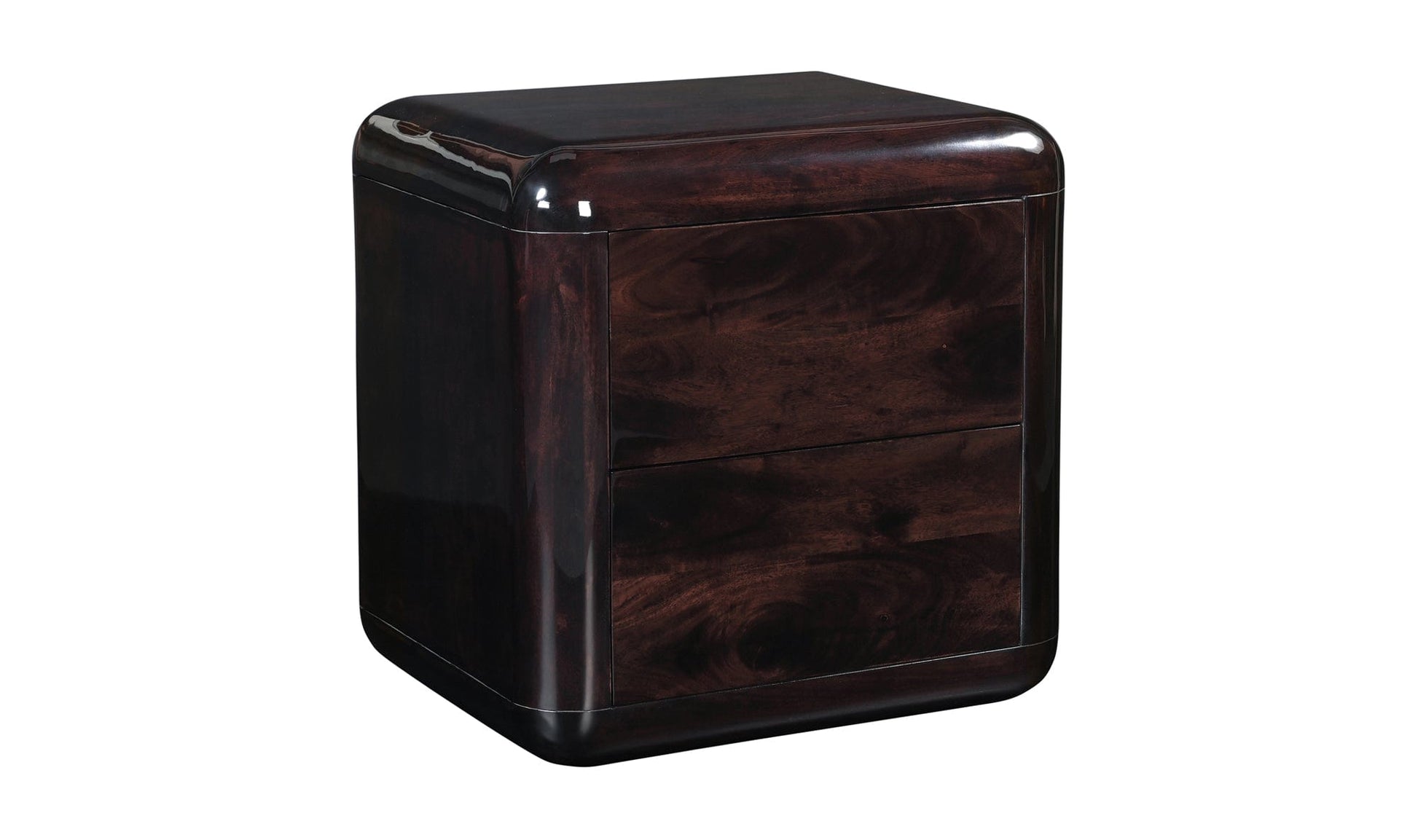 Moe's Home Collection Nightstands Rory Nightstand Dark Brown Rory Nightstand Dark Brown