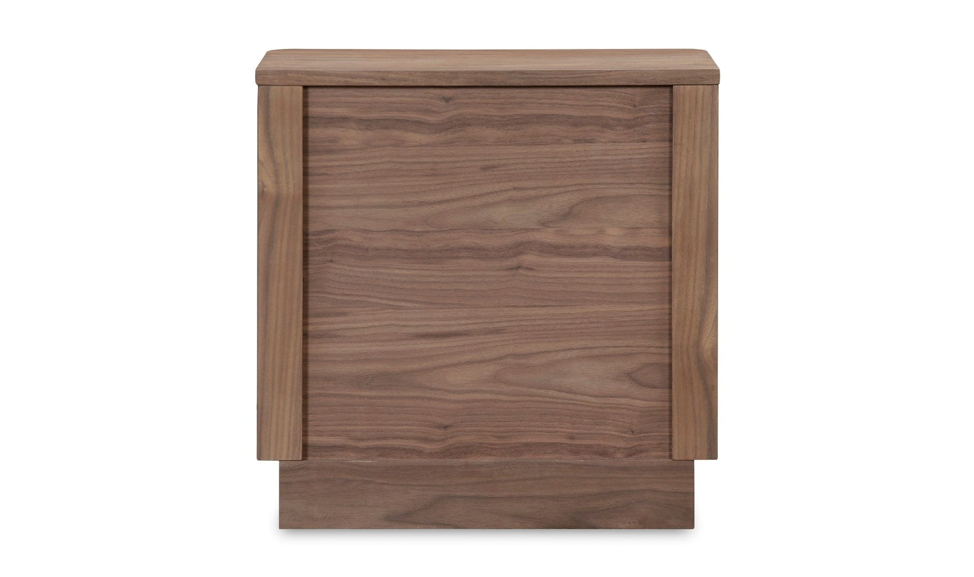 Moe's Home Collection Nightstands ROUND OFF TALL NIGHTSTAND WALNUT ROUND OFF TALL NIGHTSTAND WALNUT