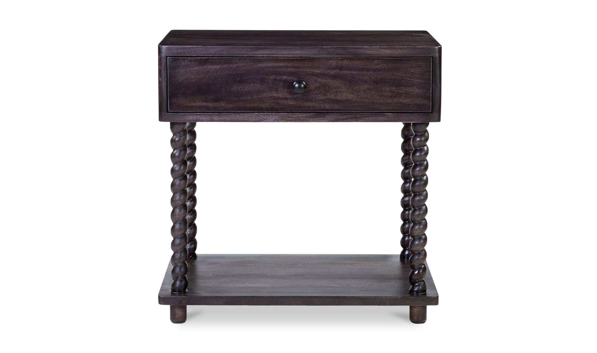 Moe's Home Collection Nightstands Tabitha Nightstand Dark Brown Tabitha Nightstand Dark Brown