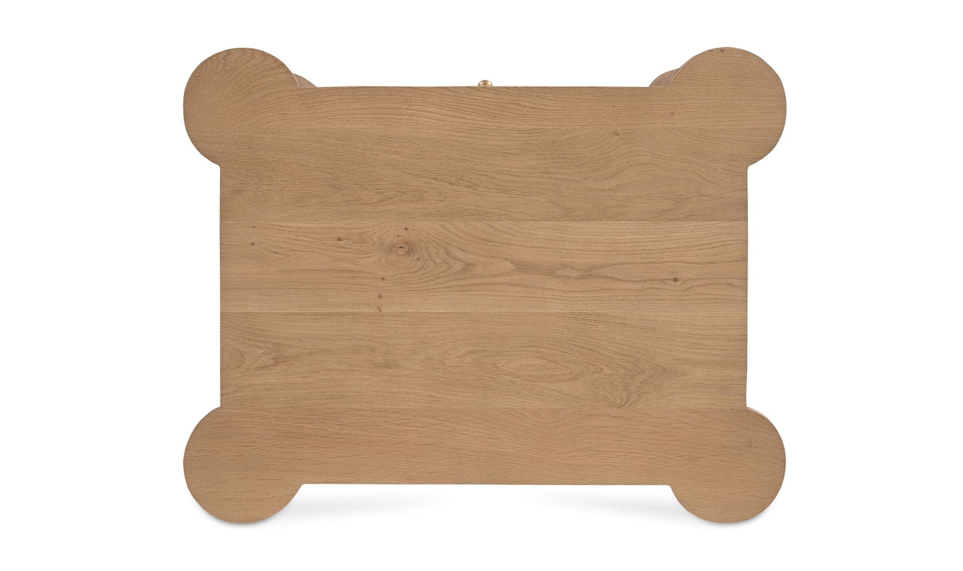 Moe's Home Collection Nightstands Treccia 2 Drawer Nightstand Oak Treccia 2 Drawer Nightstand Oak