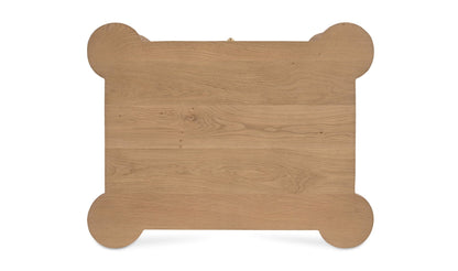 Moe's Home Collection Nightstands Treccia 2 Drawer Nightstand Oak Treccia 2 Drawer Nightstand Oak