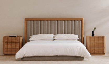 Moe's Grey / King NINA QUEEN BED