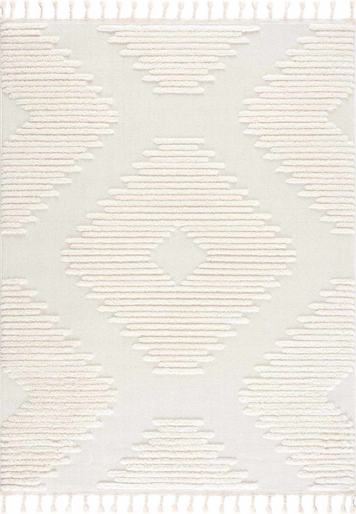 Palimbang Cream 3D Rug