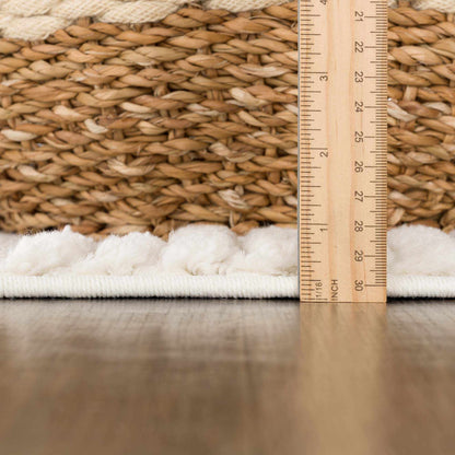 Palimbang Cream 3D Rug