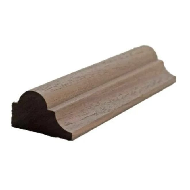 NewMouldings Nose And Cove Moulding Walnut / 94 inches EWPM23 Nose & Cove Panel Molding Trim EWPM23 Nose & Cove Panel Molding Trim