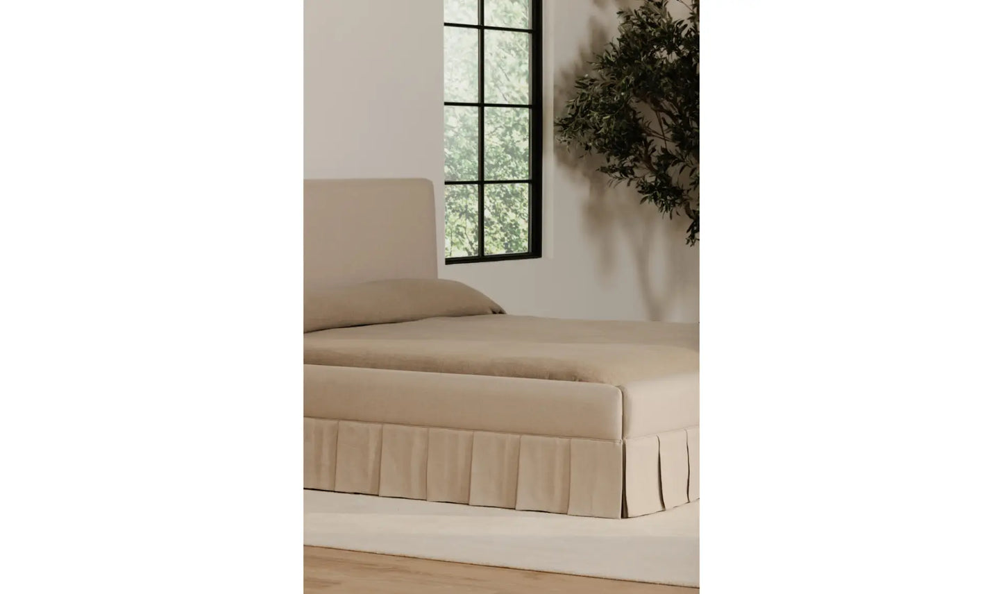 Maren King Bed Beige