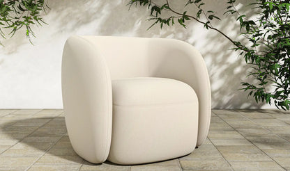 Rae Outdoor Accent Chair Cream