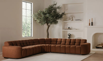 Roman L-Shaped Sectional Rust