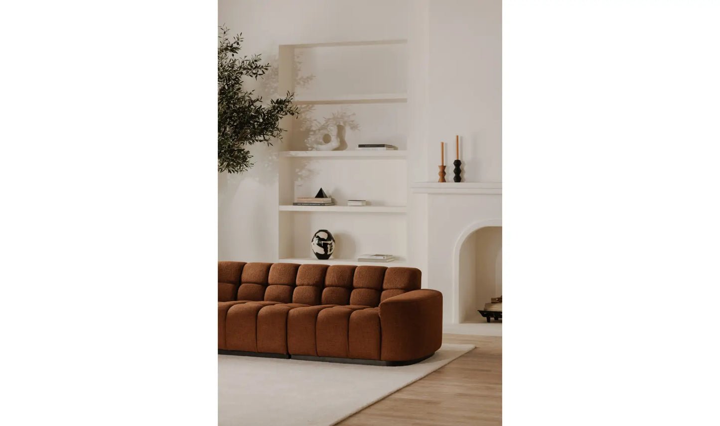 Roman L-Shaped Sectional Rust