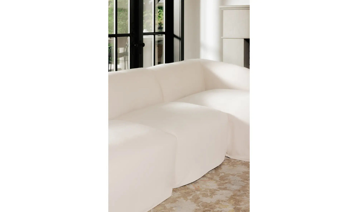 Isla Nook 2 Piece Modular Sectional Right Beige