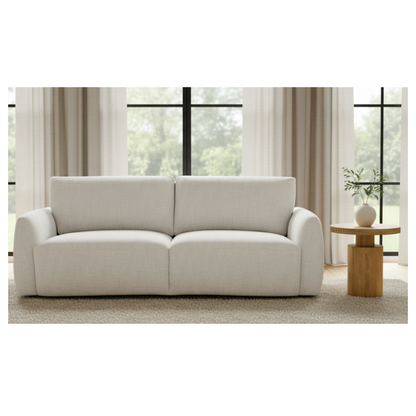 Callie Sofa 91 in. Flecked Oat