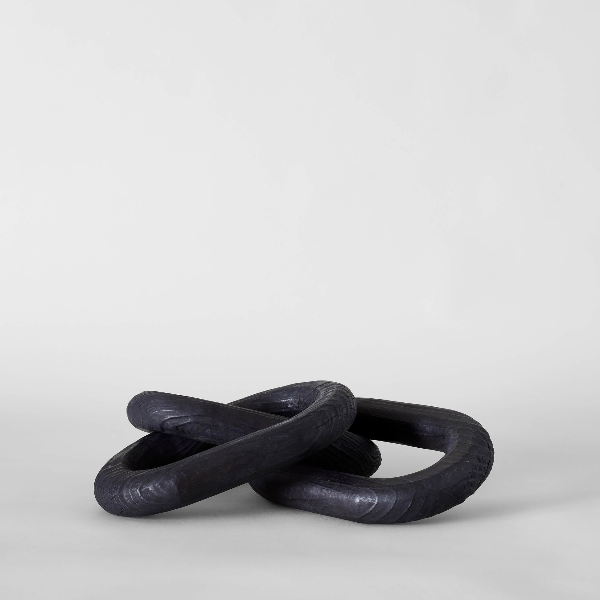 Bloomist Objets Charcoal Wood Chain, Large Link