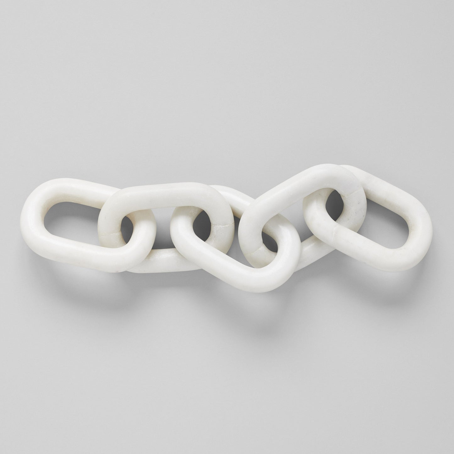 Bloomist Objets 5-link White Marble Chain, Small Link