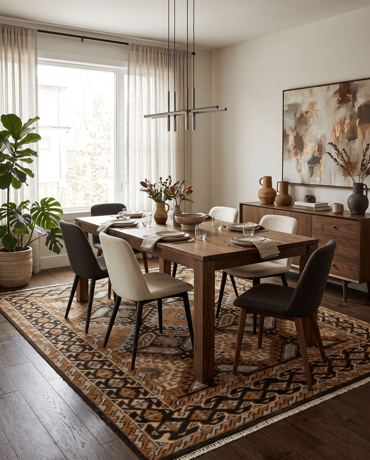 Olive, Gold, Black and Brown Oriental Traditional Hand Knotted Multi Size Wool Area Rug, Living Room and Bedroom Rug.