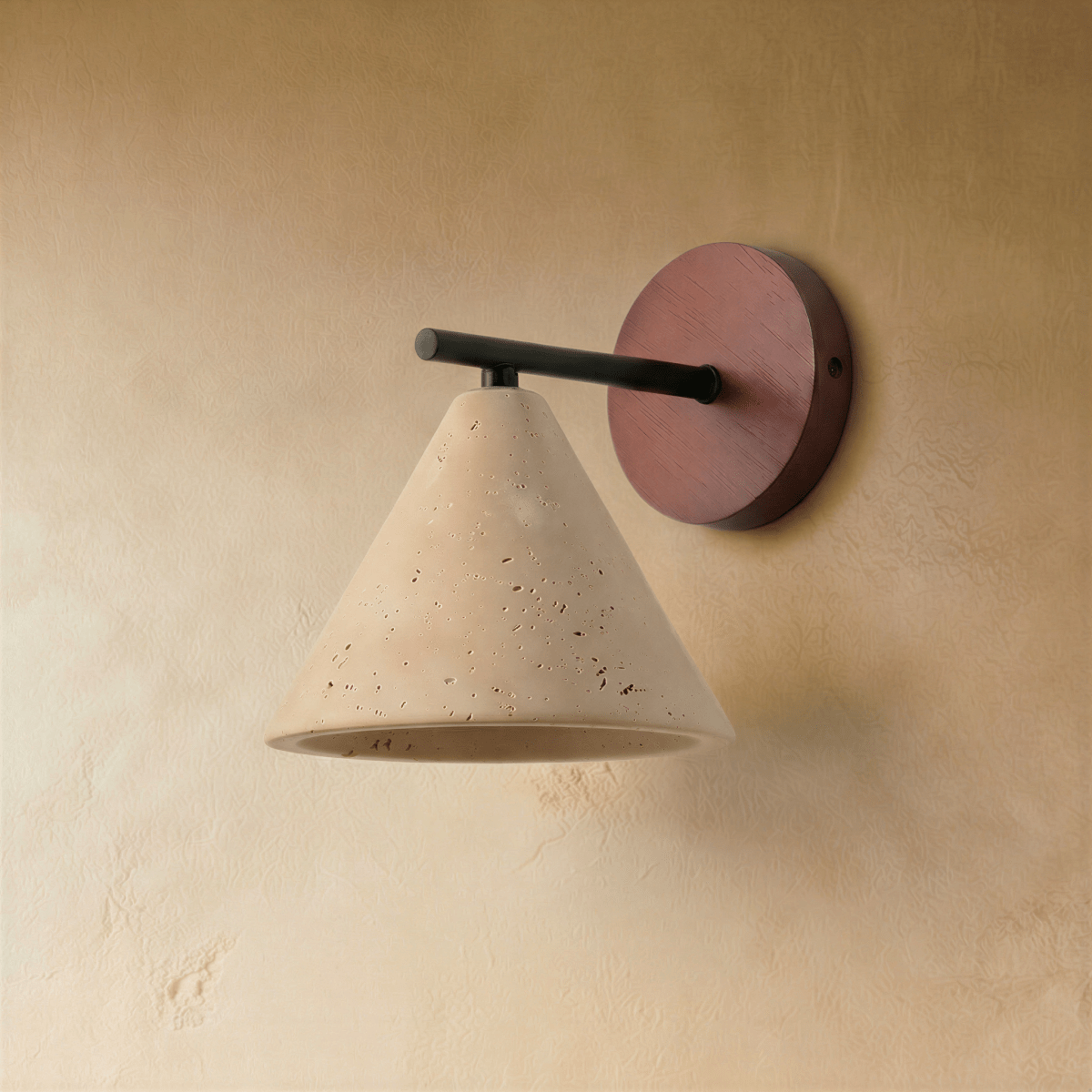 Omicil Travertine Wall Lamp.