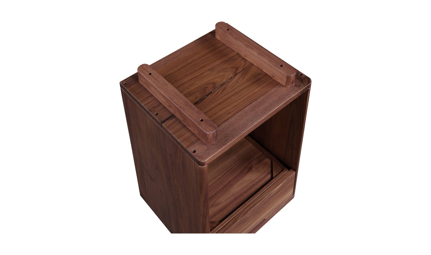 Moe's Home Collection OSAMU WALNUT NIGHTSTAND OSAMU WALNUT NIGHTSTAND