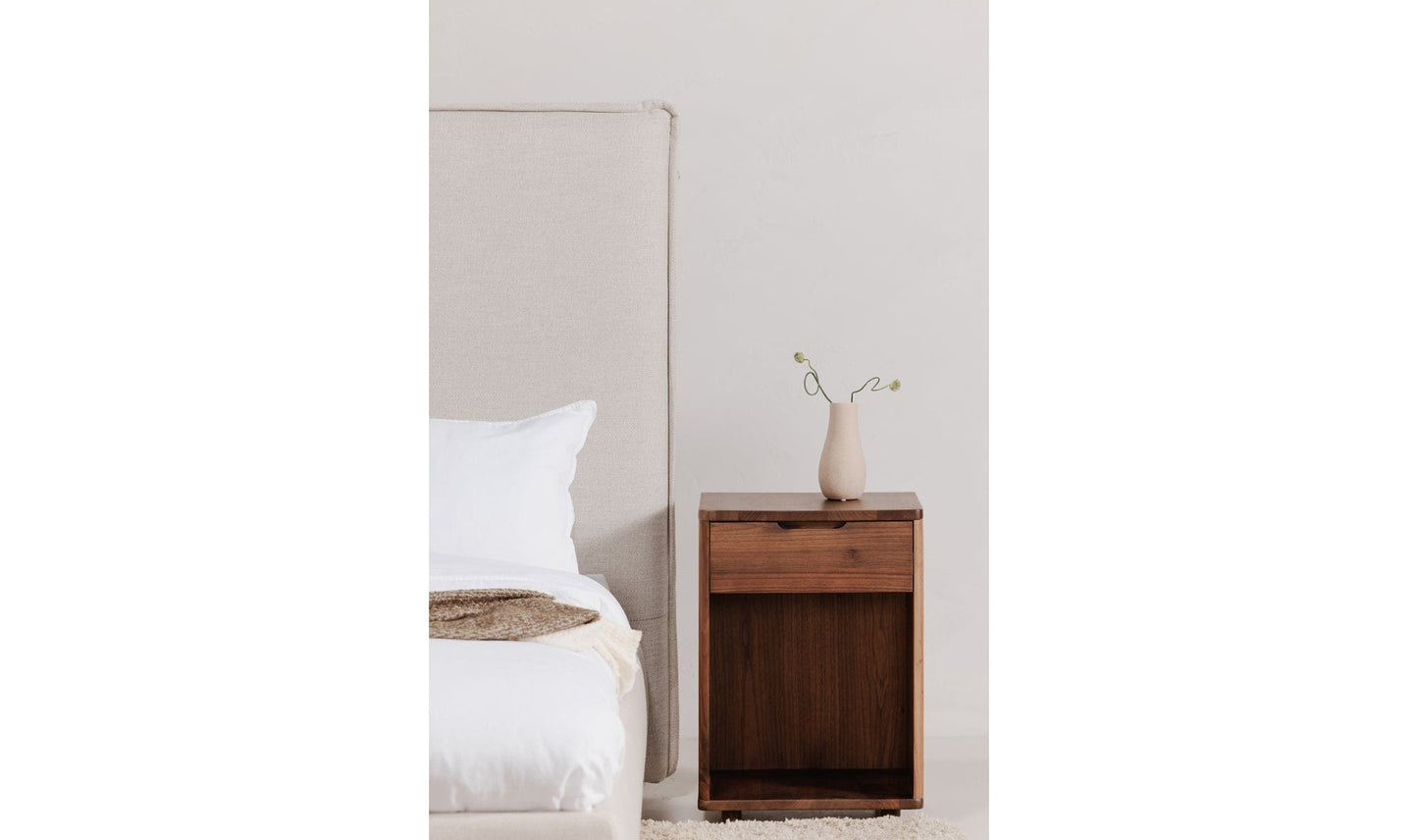 Moe's Home Collection OSAMU WALNUT NIGHTSTAND OSAMU WALNUT NIGHTSTAND