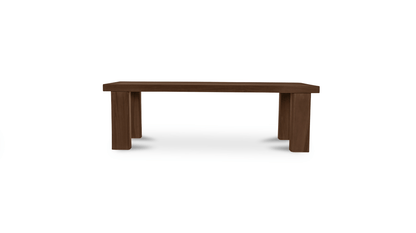 Moe's Home Collection Outdoor Bench Marina Outdoor Dining Bench Brown Marina Outdoor Dining Bench Brown