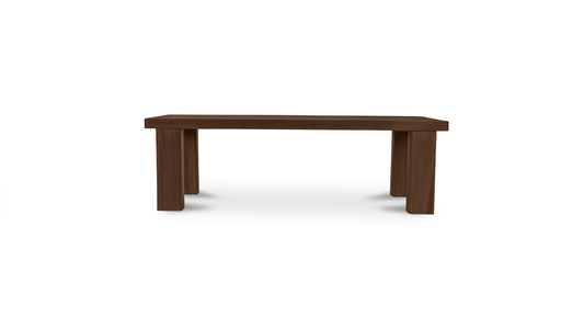 Moe's Home Collection Outdoor Bench Marina Outdoor Dining Bench Brown Marina Outdoor Dining Bench Brown
