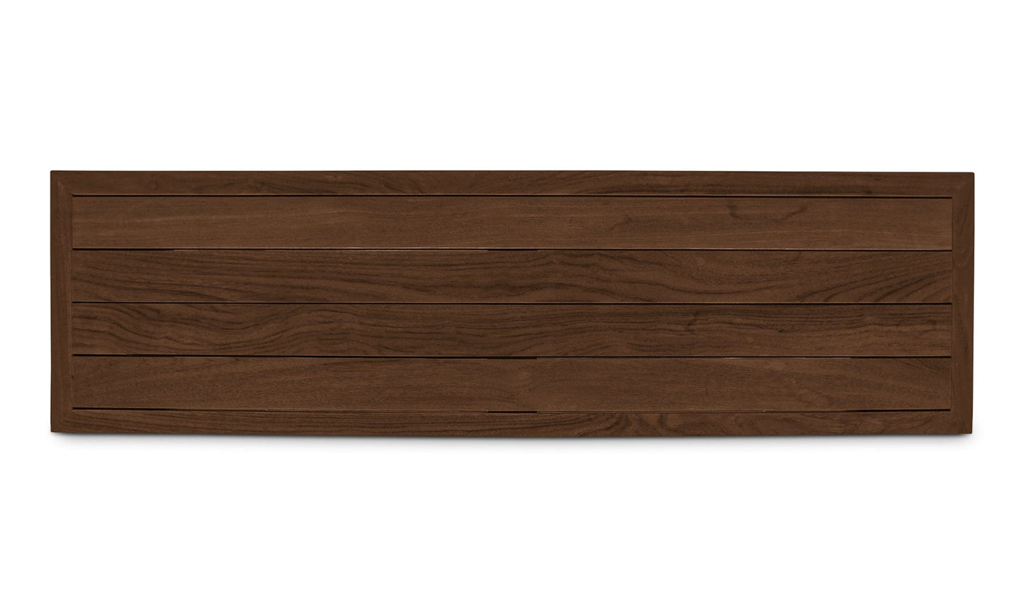 Moe's Home Collection Outdoor Bench Marina Outdoor Dining Bench Brown Marina Outdoor Dining Bench Brown