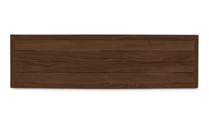 Moe's Home Collection Outdoor Bench Marina Outdoor Dining Bench Brown Marina Outdoor Dining Bench Brown