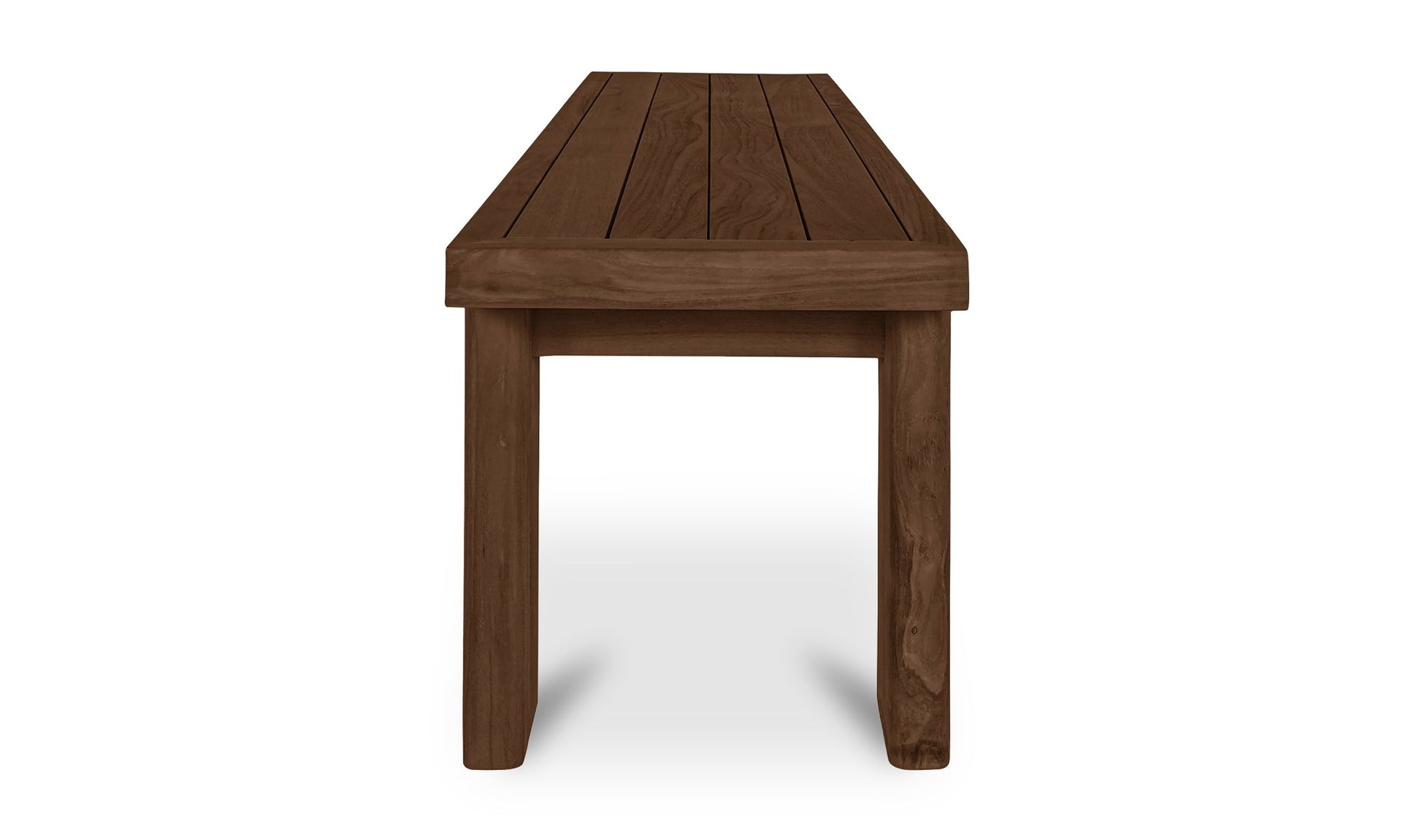 Moe's Home Collection Outdoor Bench Marina Outdoor Dining Bench Brown Marina Outdoor Dining Bench Brown