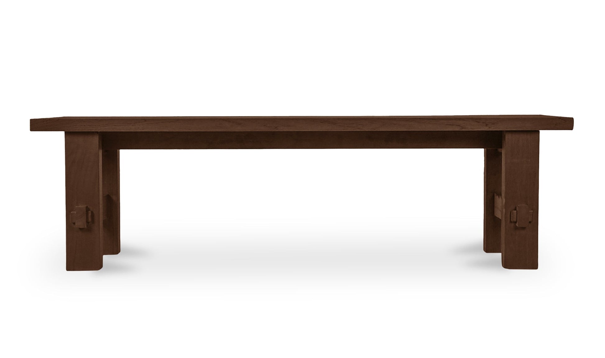 Moe's Home Collection Outdoor Bench Marina Outdoor Dining Table Brown Marina Outdoor Dining Table Brown