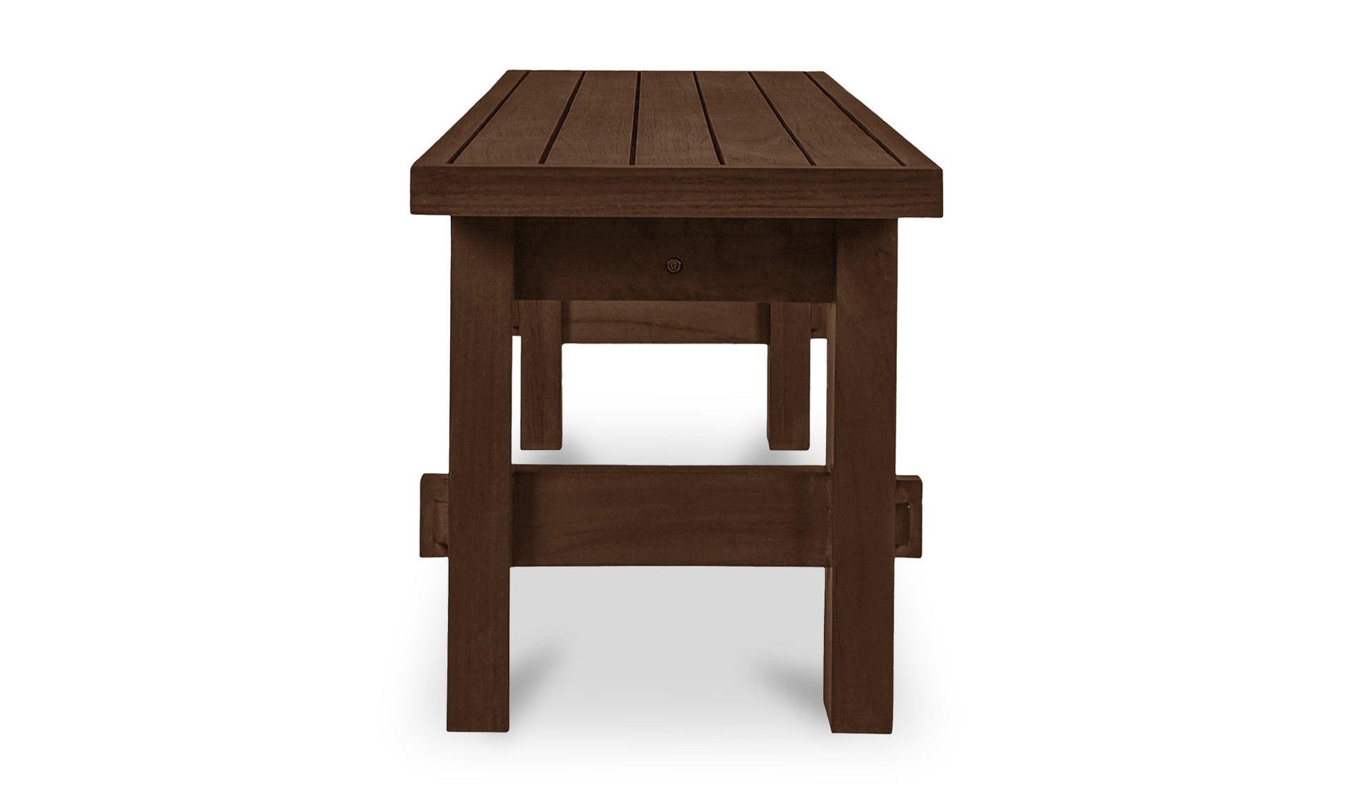 Moe's Home Collection Outdoor Bench Marina Outdoor Dining Table Brown Marina Outdoor Dining Table Brown